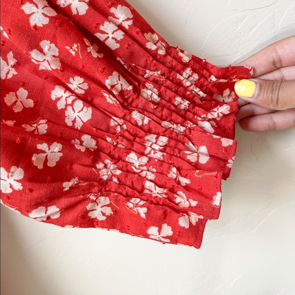 NWT Madewell Puff-Sleeve Button-Front Top - Picture 8 of 11